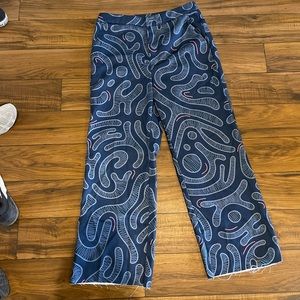 Fun Pants (blue with pink)